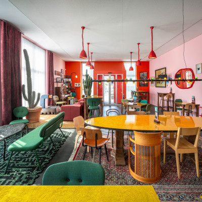 Het cafe van het Groninger Museum / Maarten Baas