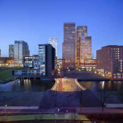 Lex van Delden brug, Zuid-as. / Dok Architecten