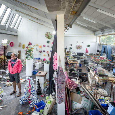 Stefan im Atelier / Stefan Gross