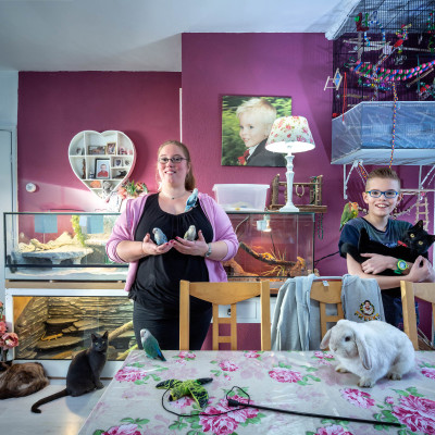 Een huis vol dieren. / LINDA.
